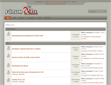 Tablet Screenshot of forum.acin.com.pt